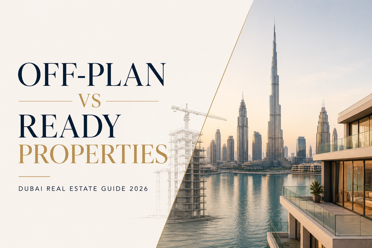 Off-Plan vs Ready Properties in Dubai: Which Investment Is Better in 2026?